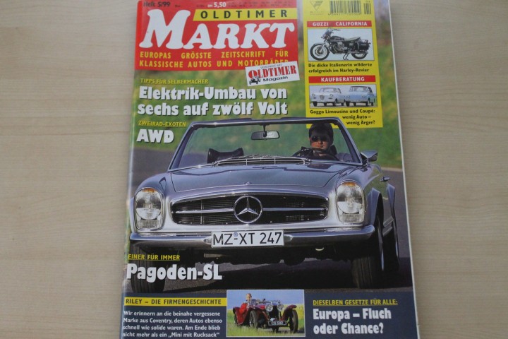 Deckblatt Oldtimer Markt (05/1999)
